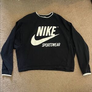 Nike Red and Black Tag Sweatshirt